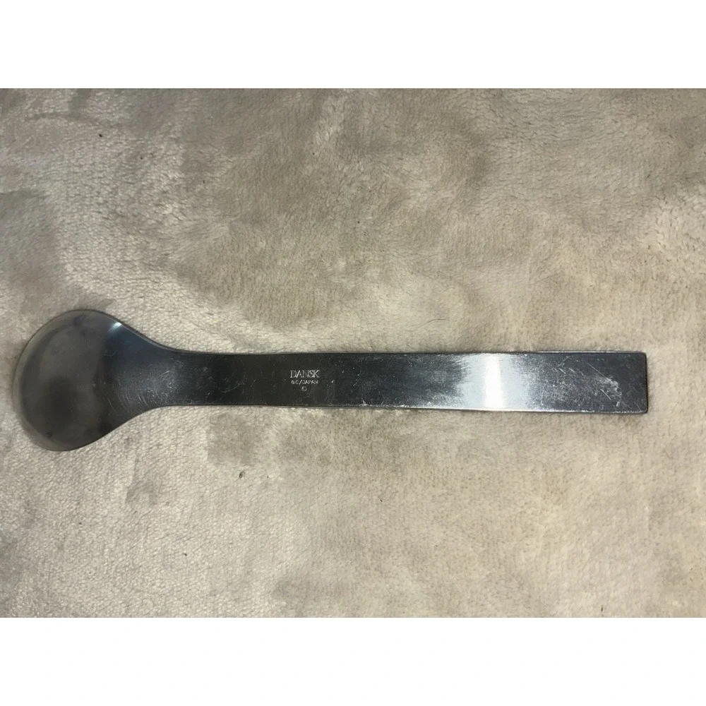 Dansk THEBE Tablespoon Ribbed Satin Stainless Flatware 7 1/4